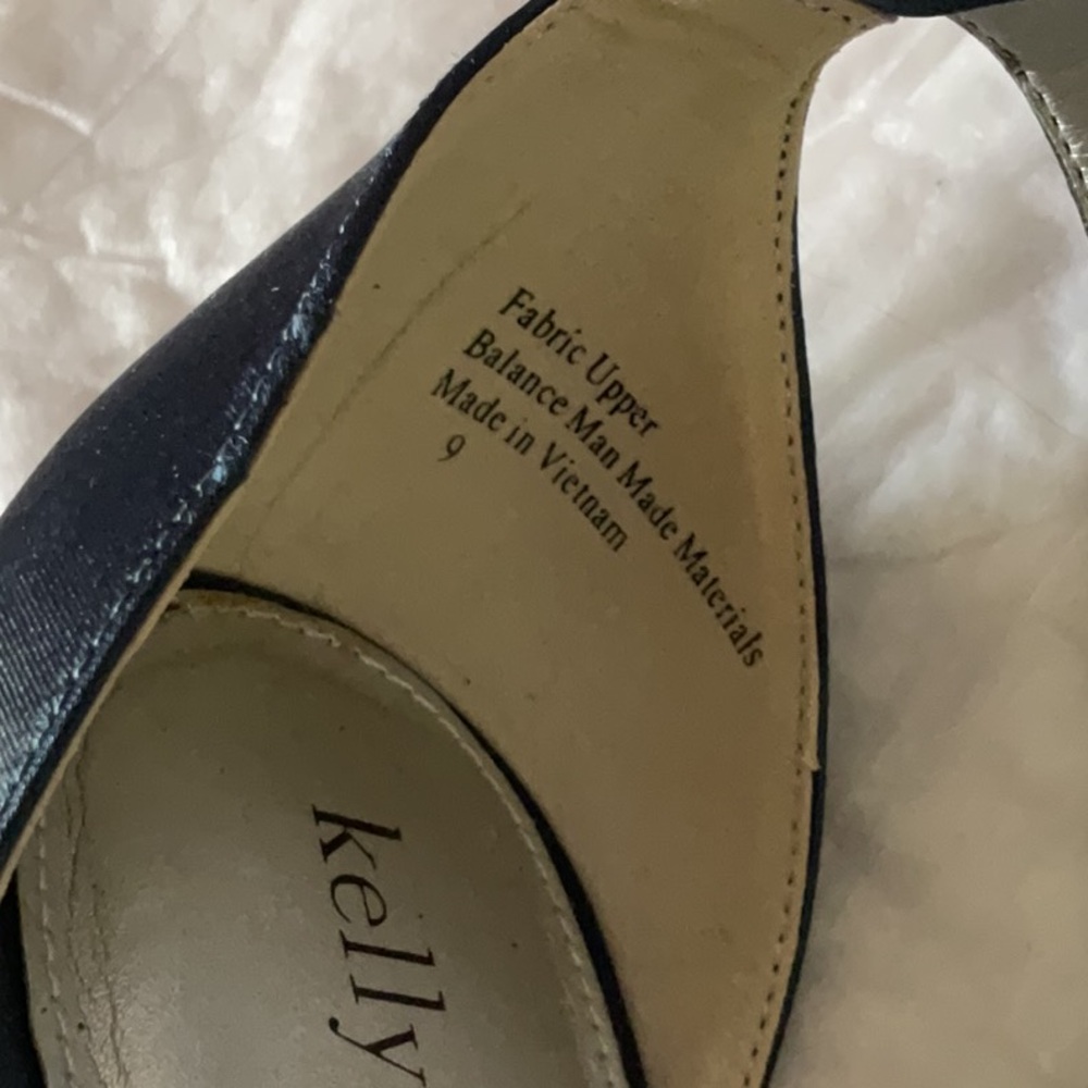 Kelly & Katie Strappy High Heel Sandals, Blue, 9 - Picture 8 of 8
